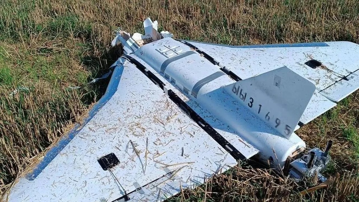    Сбитый в Польше дрон со странным номером ЫЫ 31695   
польские соцсети