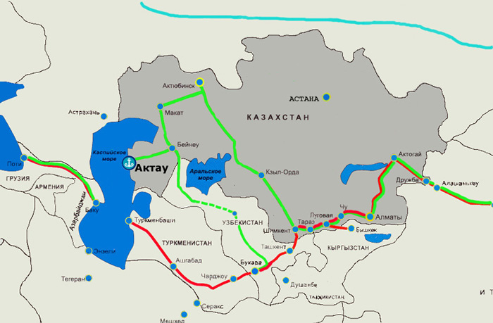 Центральная Азия и Кавказ.