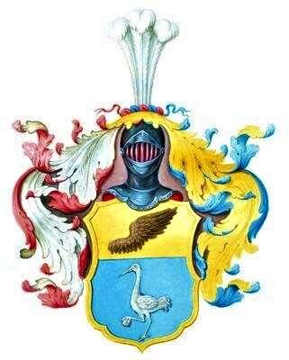    Герб рода Турчаниновых с цаплей stalker