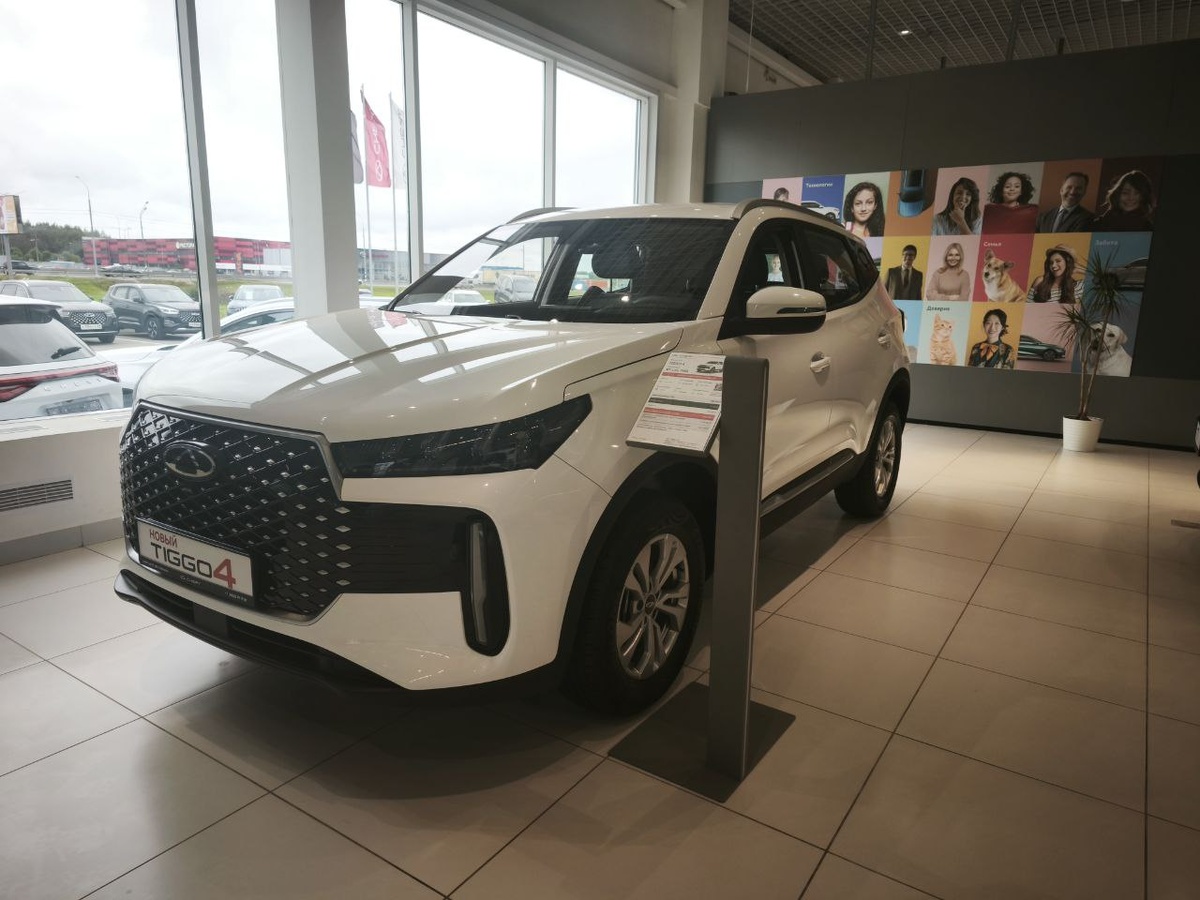 Chery Tiggo 4. Вид спереди