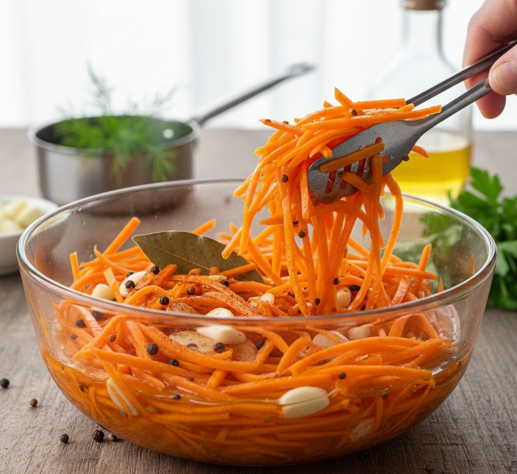 Маринованная морковь