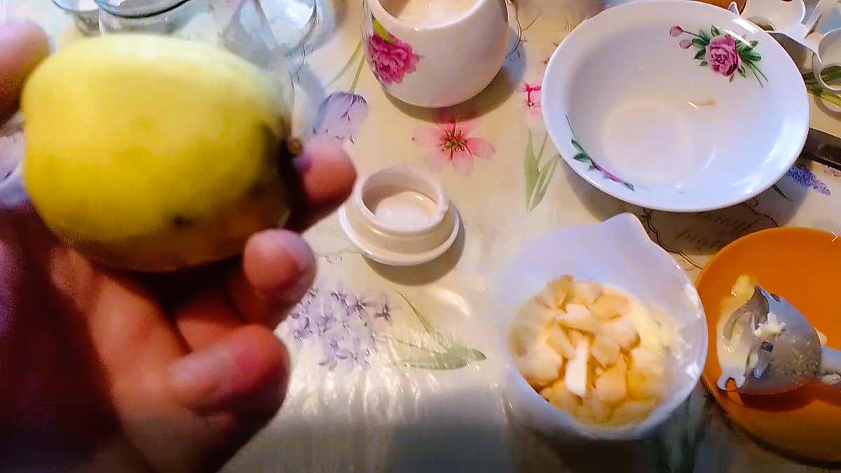 Кусочки Яблок в стакане🥃.