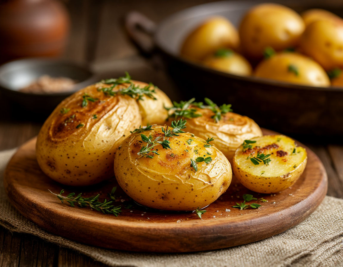    Пеку картошку: новый метод — рецепт все подруги разобрали. Просто кремовая внутри, румяная хрустящая снаружи