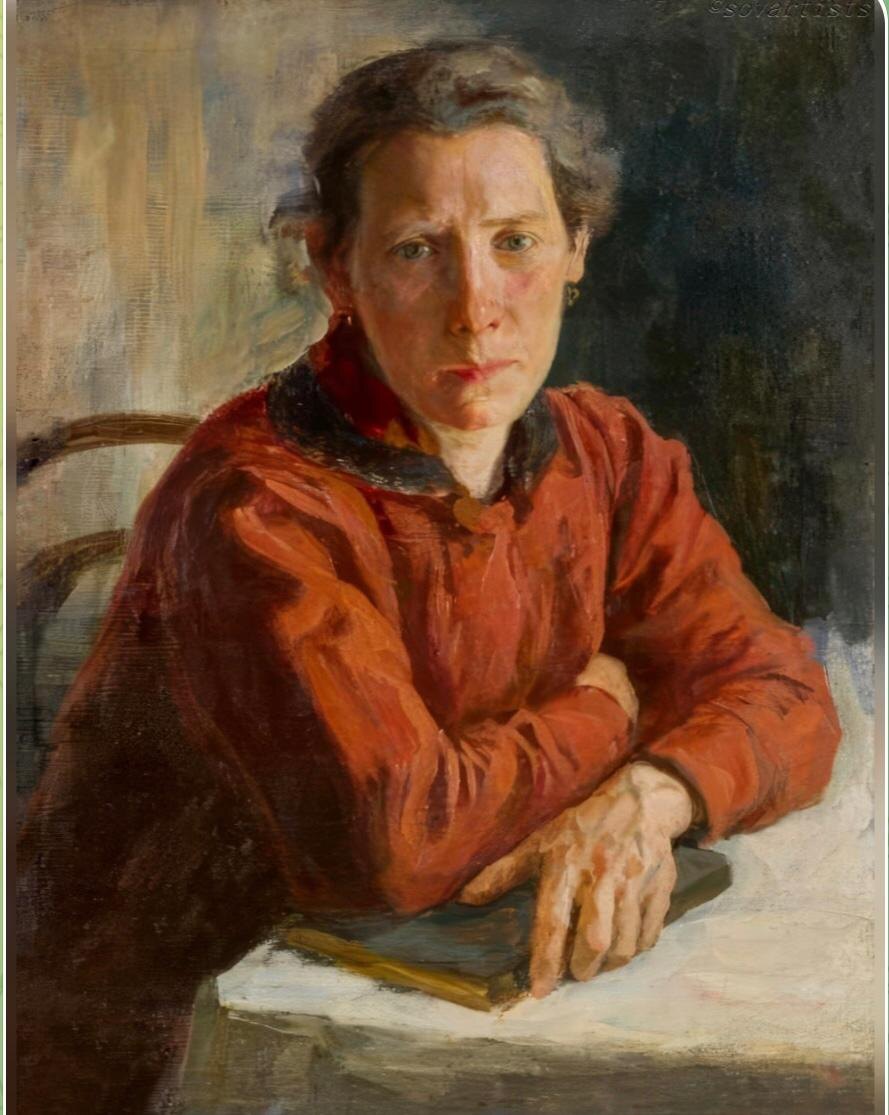 Александр Фищев. «Портрет жены Татьяны Дмитриевны». 1922
