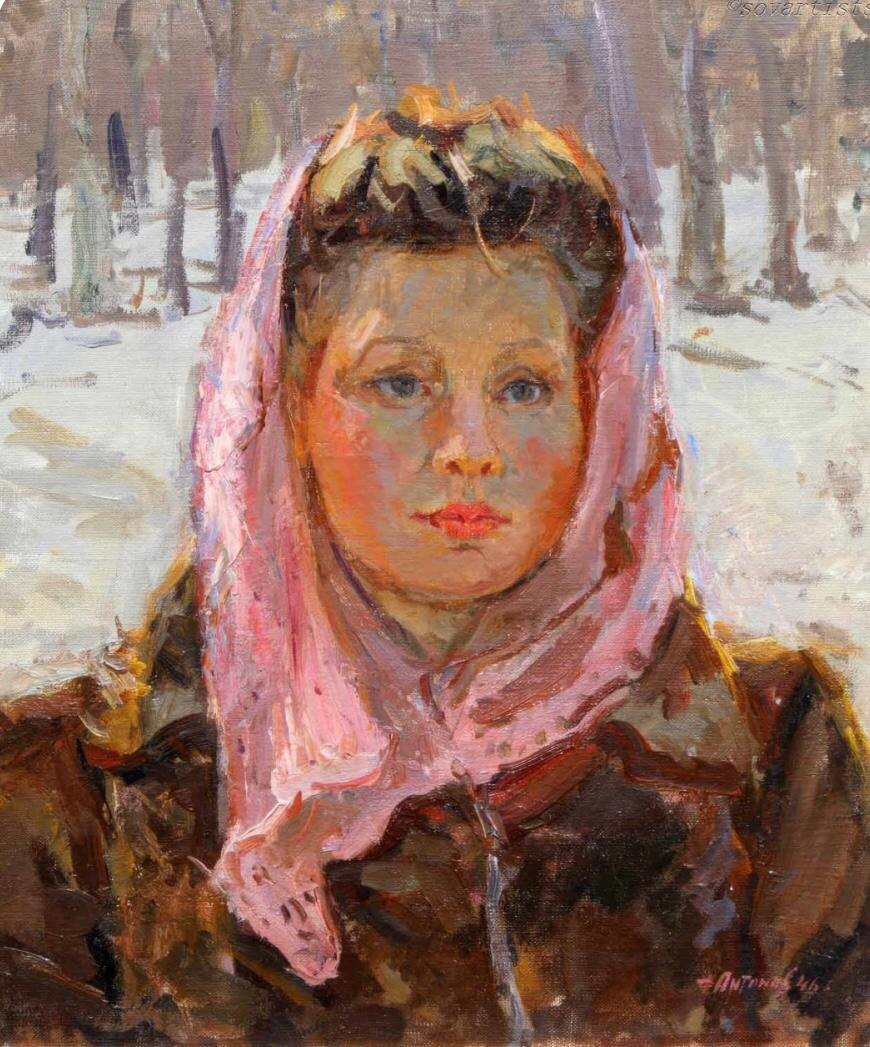 Фёдор Антонов. «Портрет жены». 1946