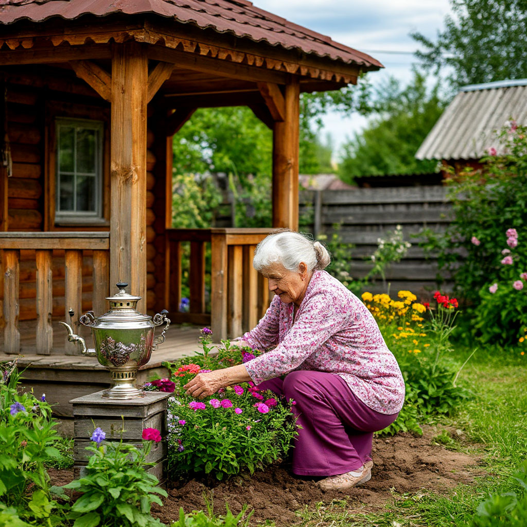 уютная дача Анны Ивановны (создано ИИ)