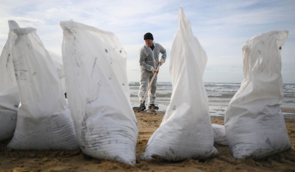     Ликвидация последствий разлива нефтепродуктов. Источник: © РИА Новости Автор фото: Алексей Майшев