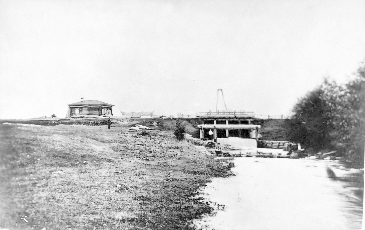 Шайтанская плотина, фото 1909 г.