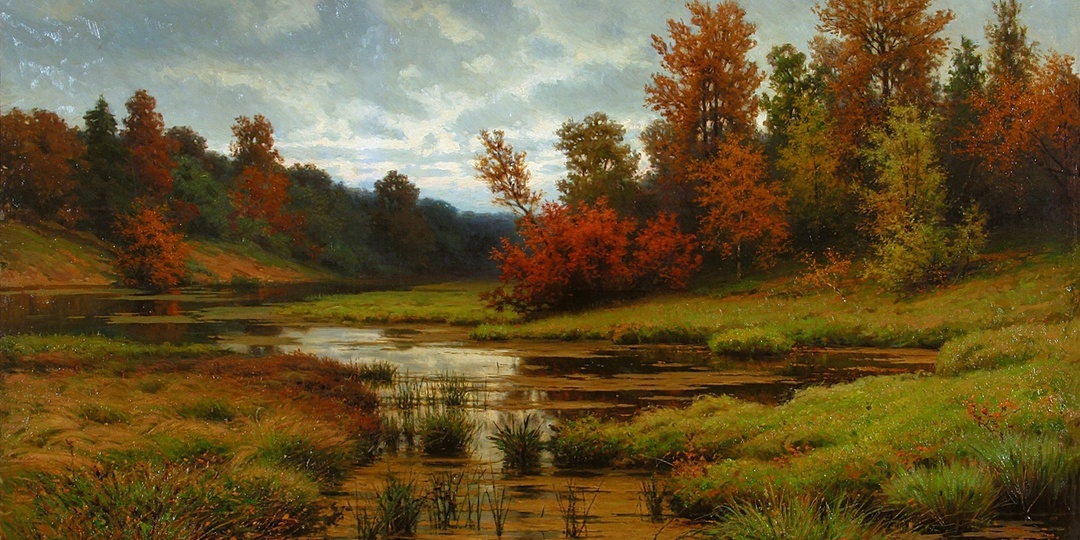 «Осень в живописи Ефима Волкова: 10 завораживающих пейзажей»