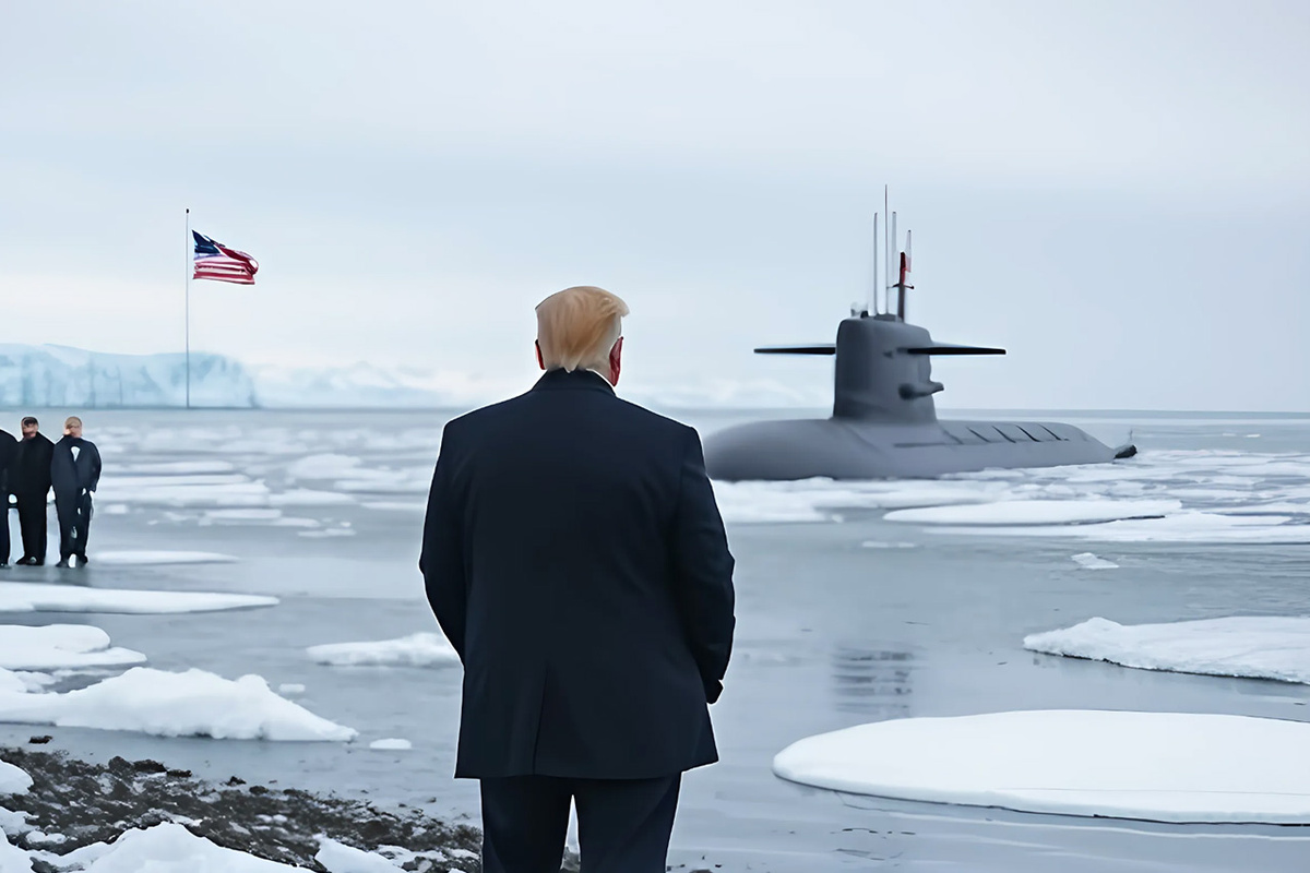 Заявления Трампа о подводных лодках у берегов России рассчитаны на внутреннюю аудиторию.  Фото: Изображение сгенерировано нейросетью Kandinsky 3.1