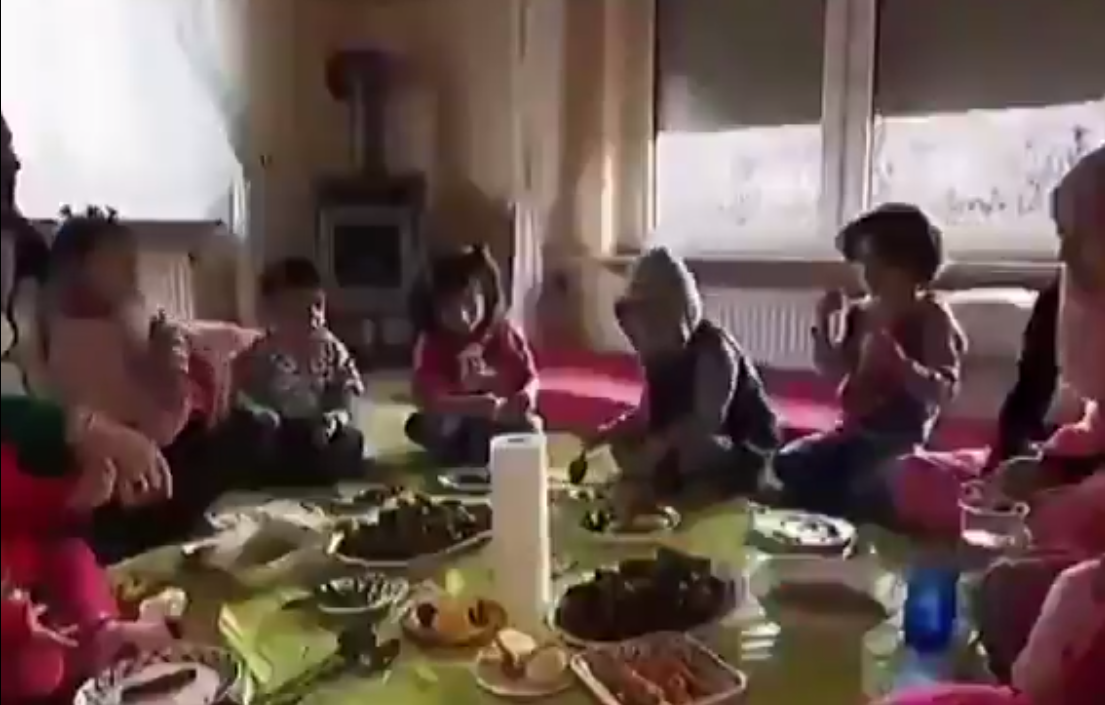 Семья Ахмеда из германии. Фото: скрин видеорепортажа.