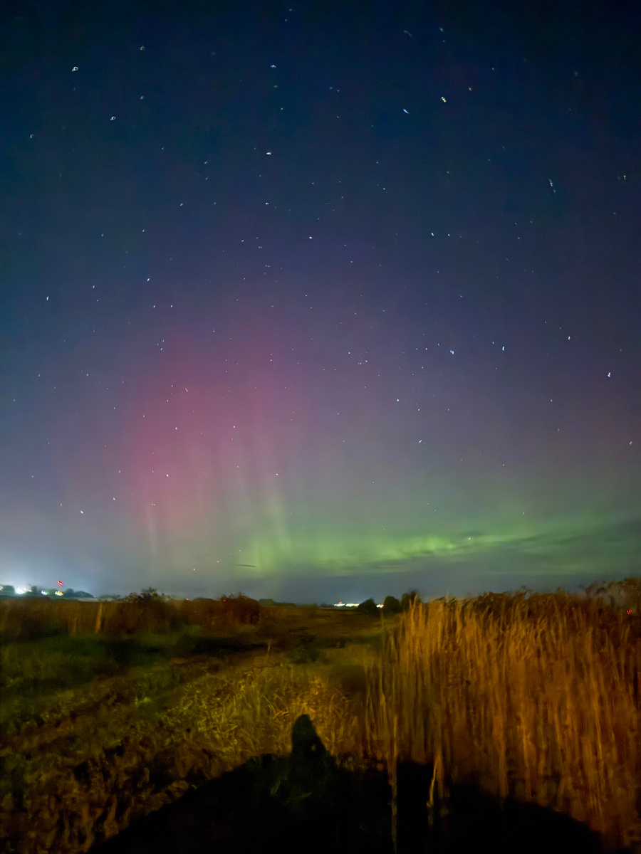 Фото сделано недалеко от г.Дмитров в 23.30