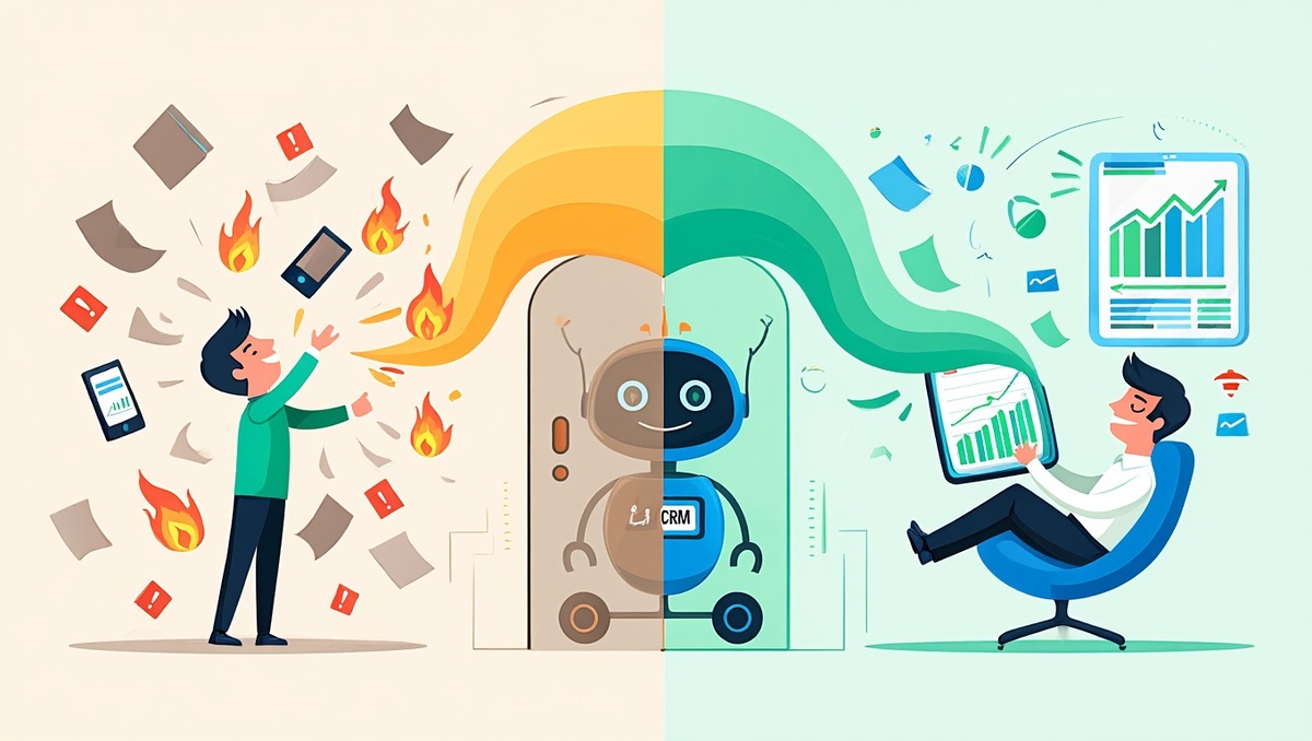 Так выглядит переход от хаоса к контролю и свободе.