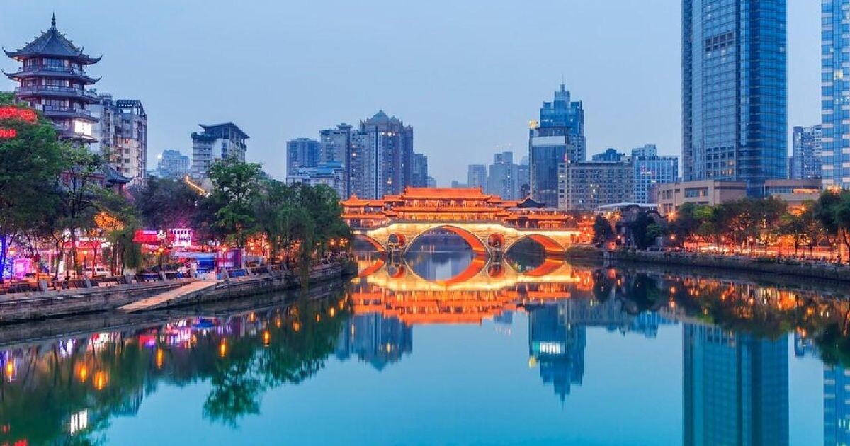 Панорама города