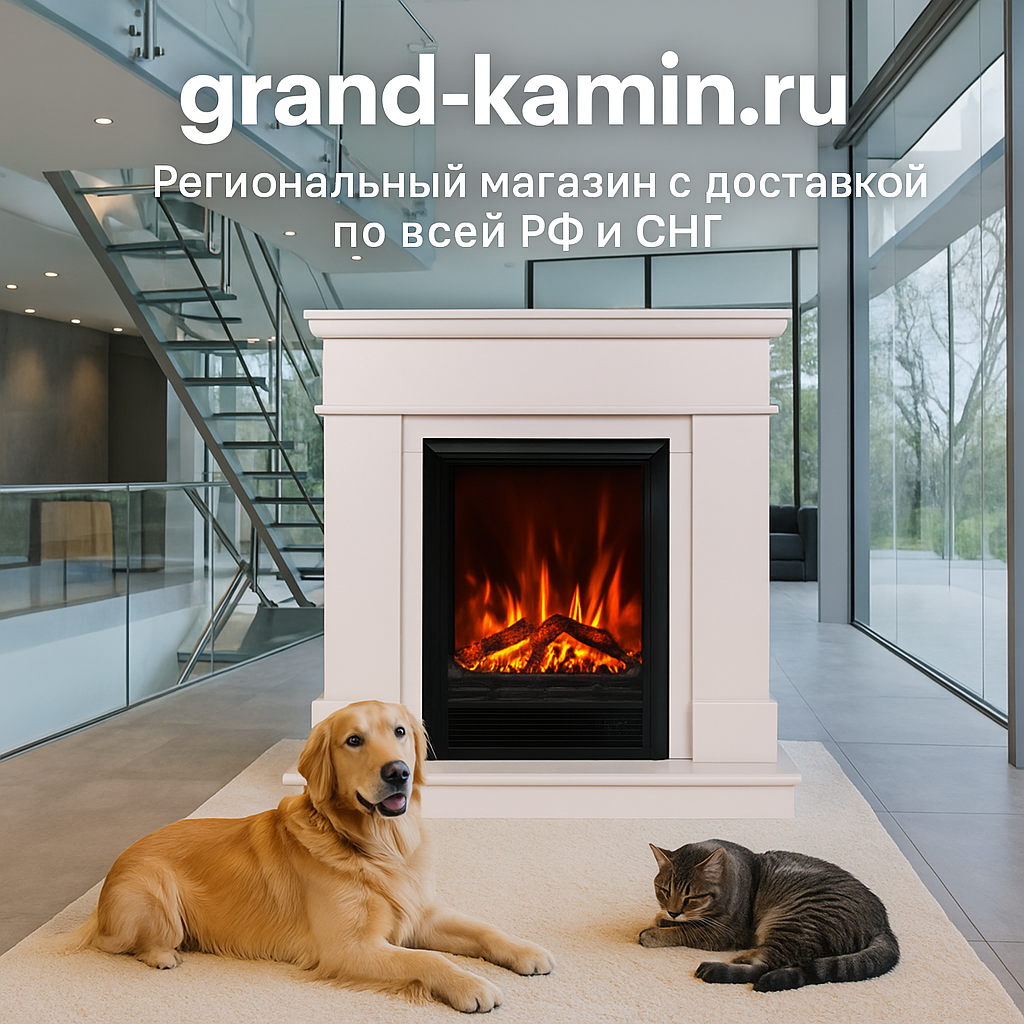    Как создать идеальную атмосферу уюта с электрокамином RealFlame Selena и очагом Eugene: ваш ключ к современному интерьеру и безопасности Kamin