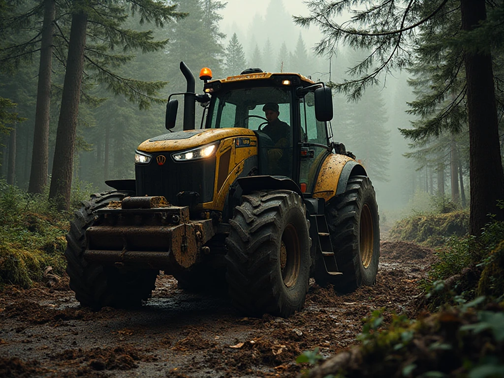 Тракторист на подготовке лесосек, трелевке и вывозке леса