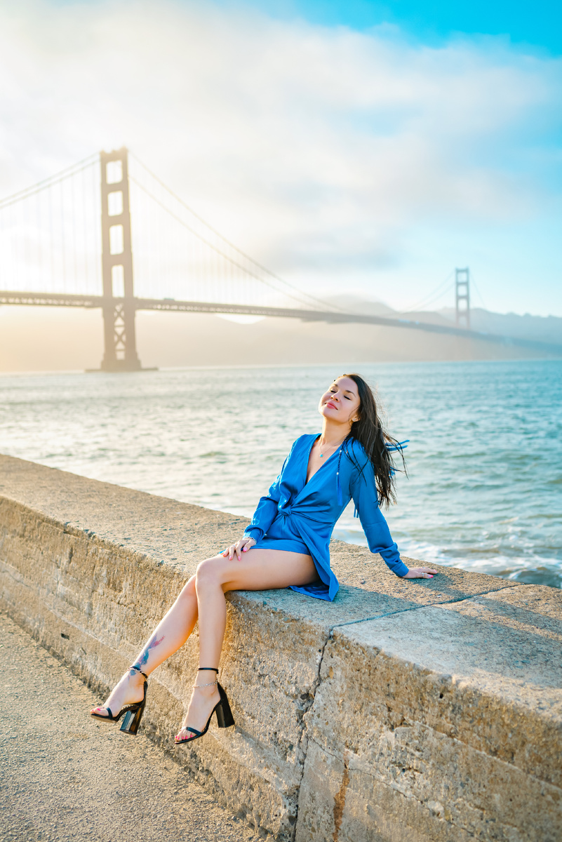 Сан-Франциско, Калифорния, Америка, Золотой мост