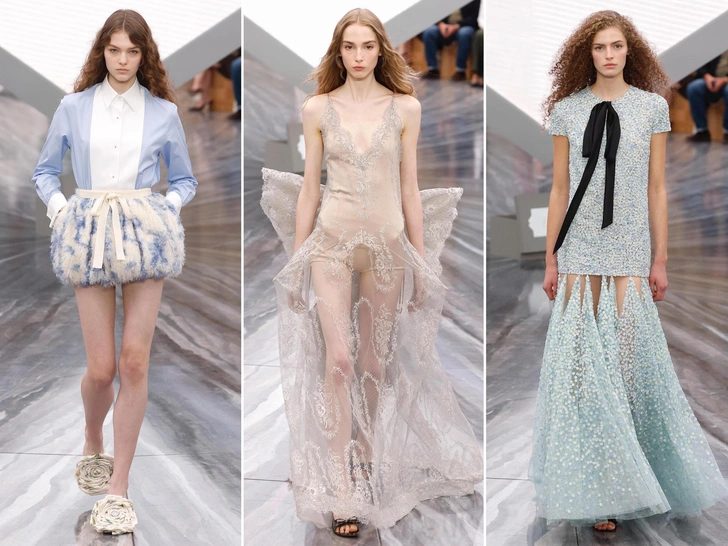 Показ Джонатана Андерсона для женского Dior