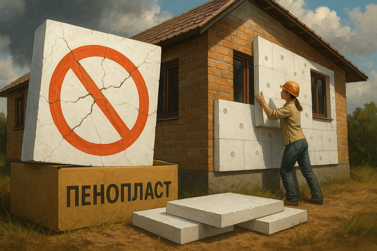Пенопластом утеплять дом нельзя? Личный опыт опроверг мифы
