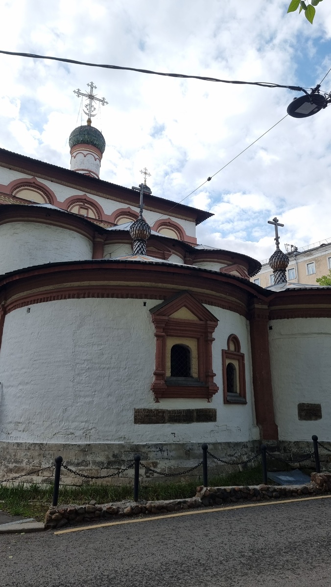 Старая Москва, церковь в Хитровском переулке