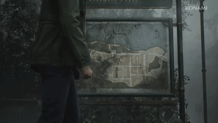 Gif картинка "Отрывок из трейлера игры Silent Hill 2 Remake"