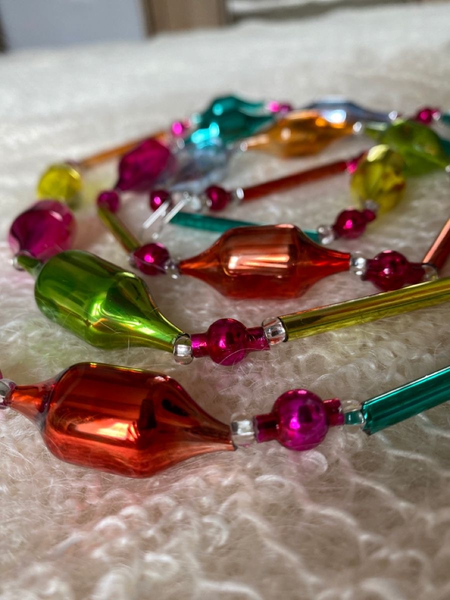 Стеклянная гирлянда 