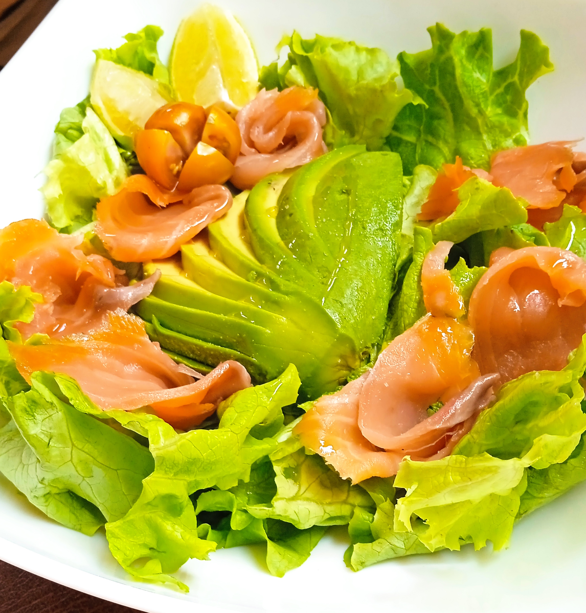 Салат из лосося в Чили