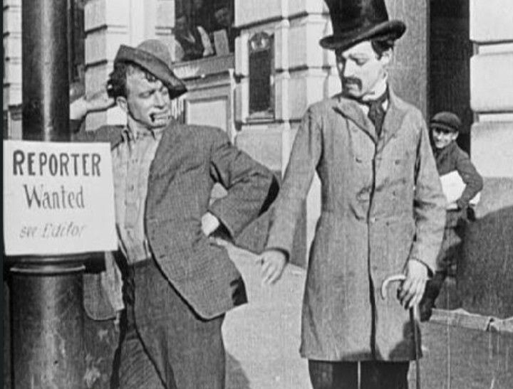 Чарли Чаплин / Кадр из кинофильма «Зарабатывая на жизнь», реж. Г. Лерман, 1914 г.