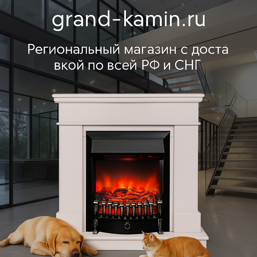    Электрокамин Selena Пудра + Fobos Lux BL RC: ваш идеальный уют с уникальным дизайном и современными технологиями Kamin