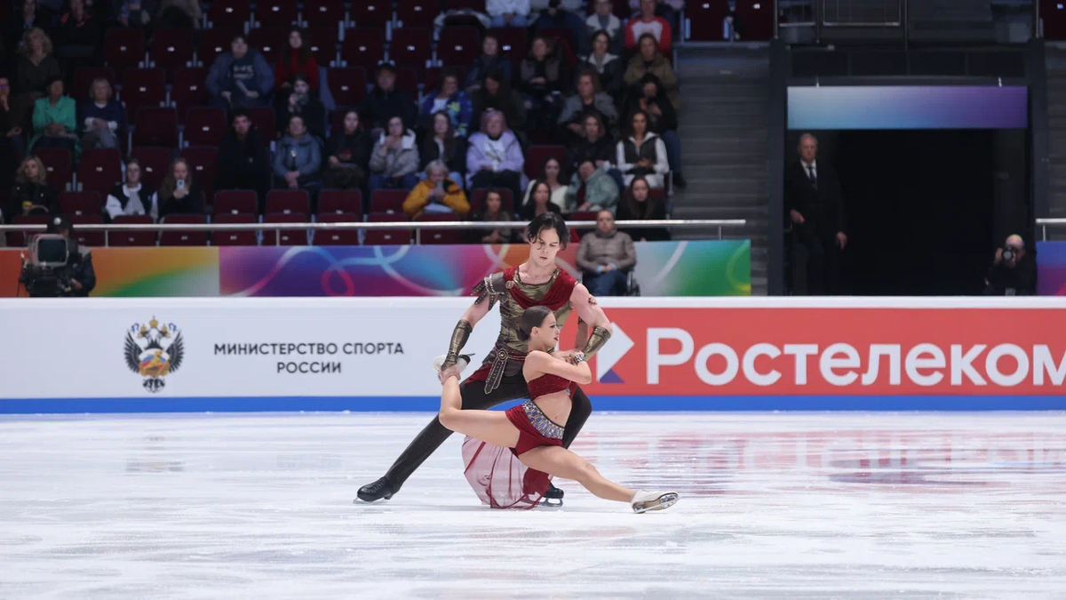 Милана Кузьмина и Дмитрий Студеникин, фото - Дмитрий Челяпин / МатчТВ