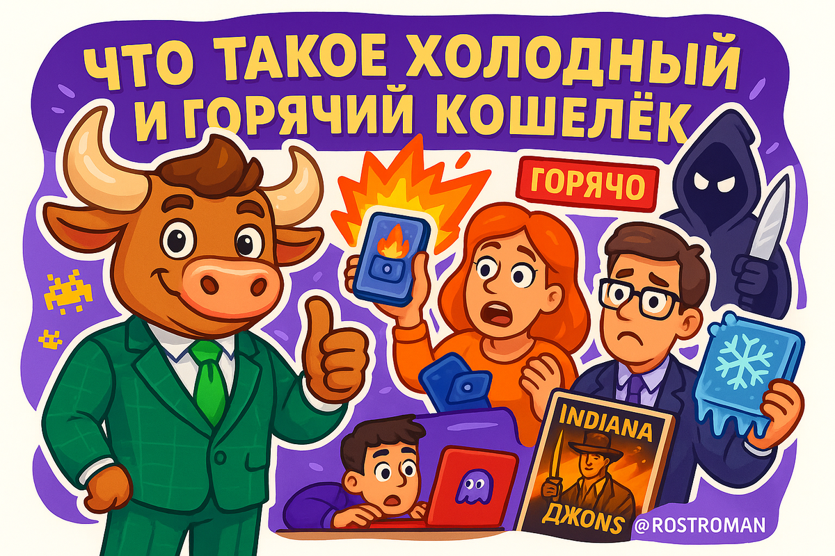    Холодный или горячий кошелек: какую ошибку совершают 90% владельцев криптовалют РоСТ | Роман о Системном Трейдинге