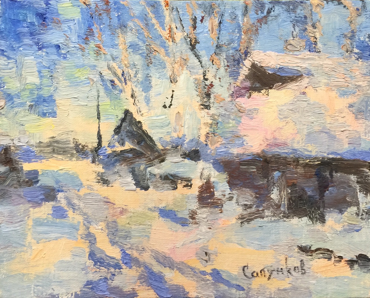 Игорь Александрович Сапунков «Зима и солнце»