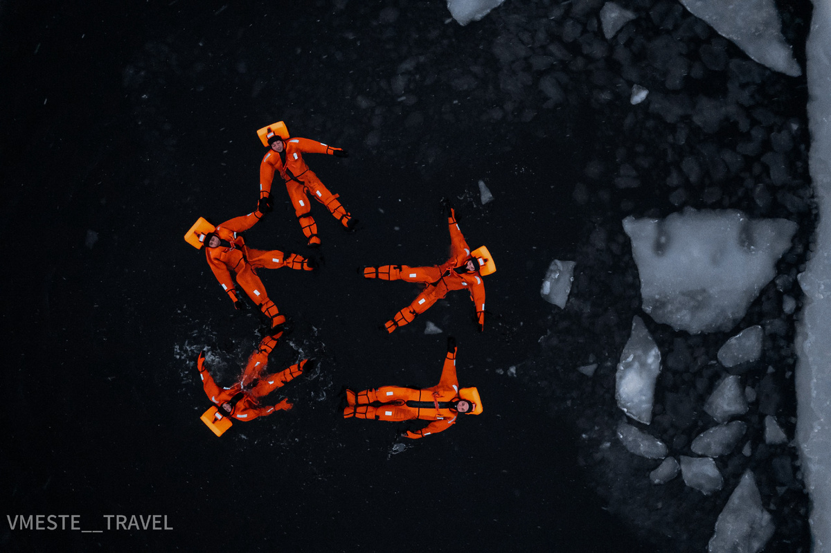 Айс-флоатинг на Кольском полуострове, тур в Мурманск с Вместе Тревел