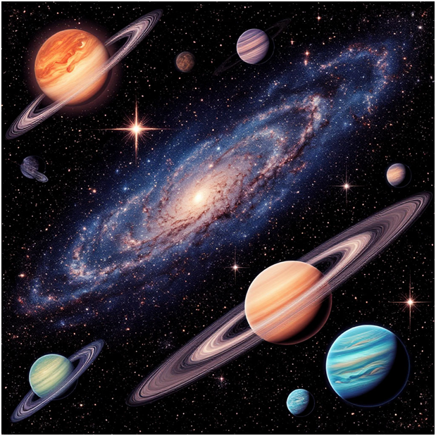 Сгенерировано ИИ- полёт магического негатива в пространстве.