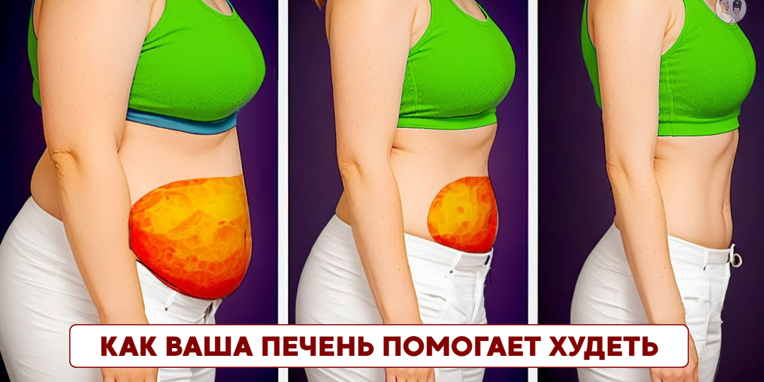 Худеешь, а жир и живот не уходит? Сначала почини печень и только потом качай пресс