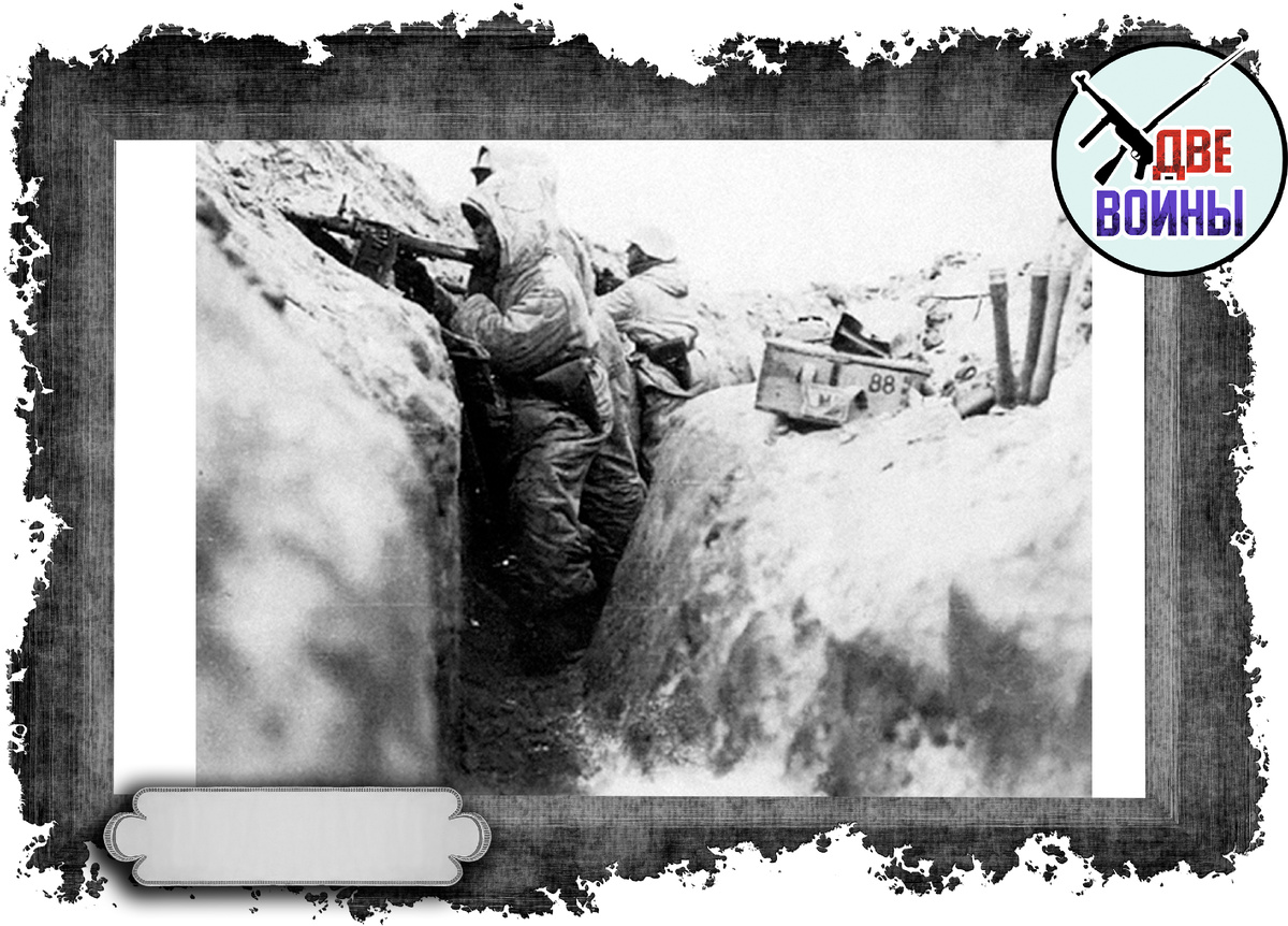 Немецкие позиции. Фото в открытом доступе.