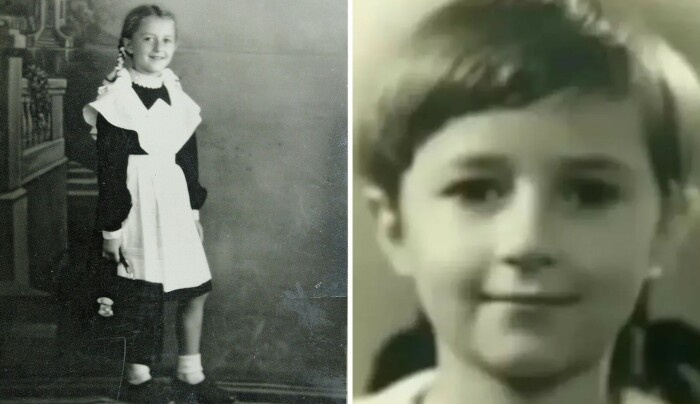 Регина Дубовицкая в детстве.