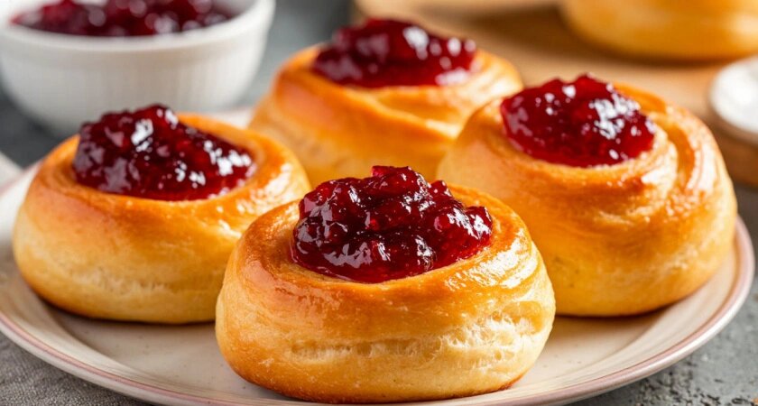    Венгерские булочки с джемом получатся воздушными и мягкими: рецепт быстрой выпечки к чаю за 30 минут