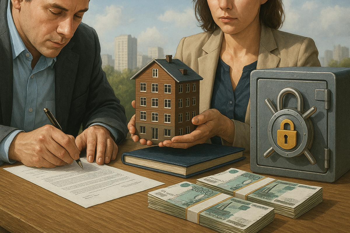 Как безопасно передать деньги при покупке недвижимости