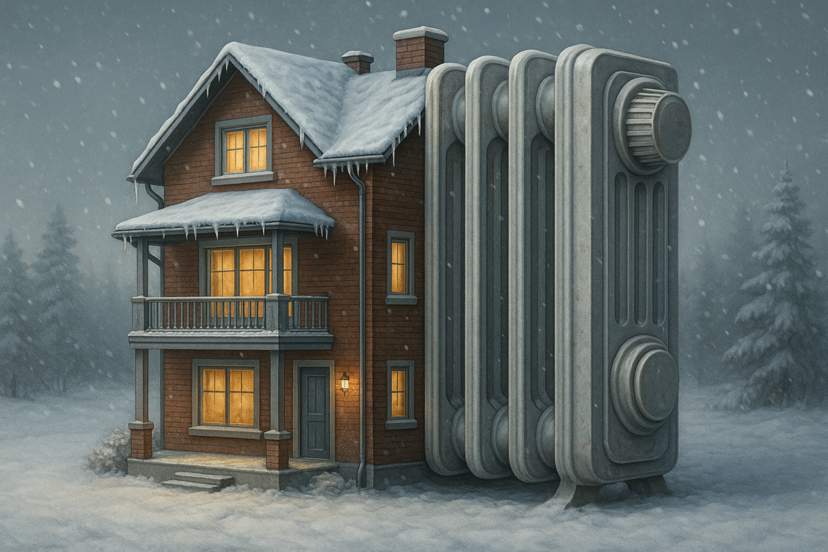 Чтобы зимой не замерзнуть в своем доме за городом, надо его строить как городскую квартиру