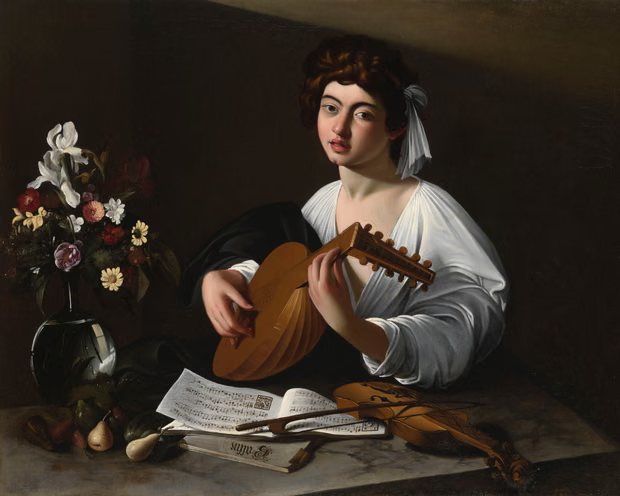 Эта версия «Лютниста» из коллекции Бадминтон-хауса была продана на аукционе Sotheby's в 2001 году. Автор был обозначен тогда как «круг Караваджо». Продали картину всего за 71 000 фунтов стерлингов.