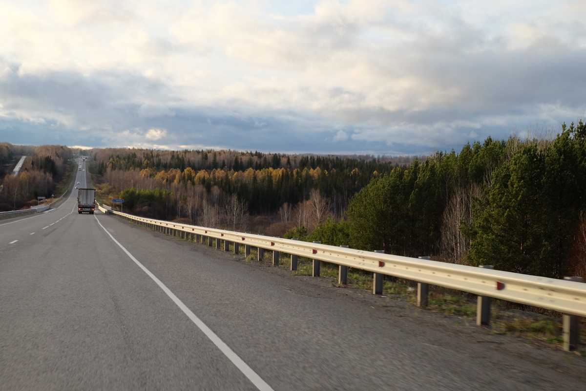 Дорога на Красноярск. Фото автора.