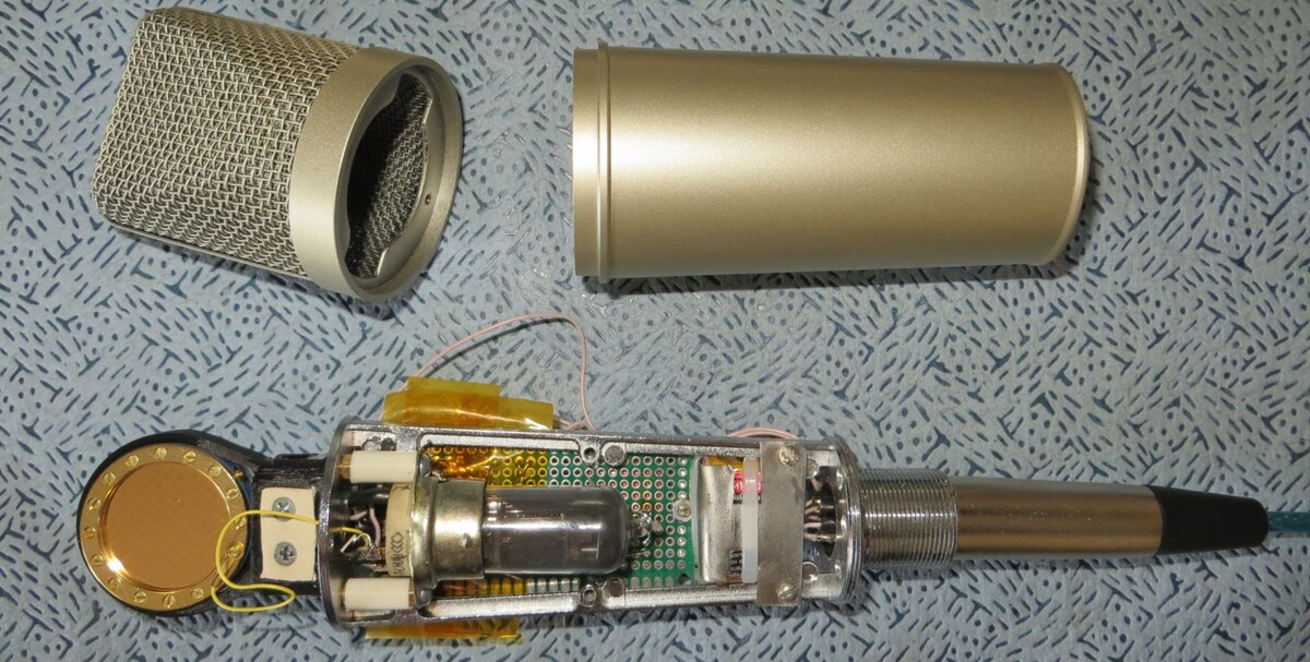 1. Ламповый микрофон на лампе 6ж4п