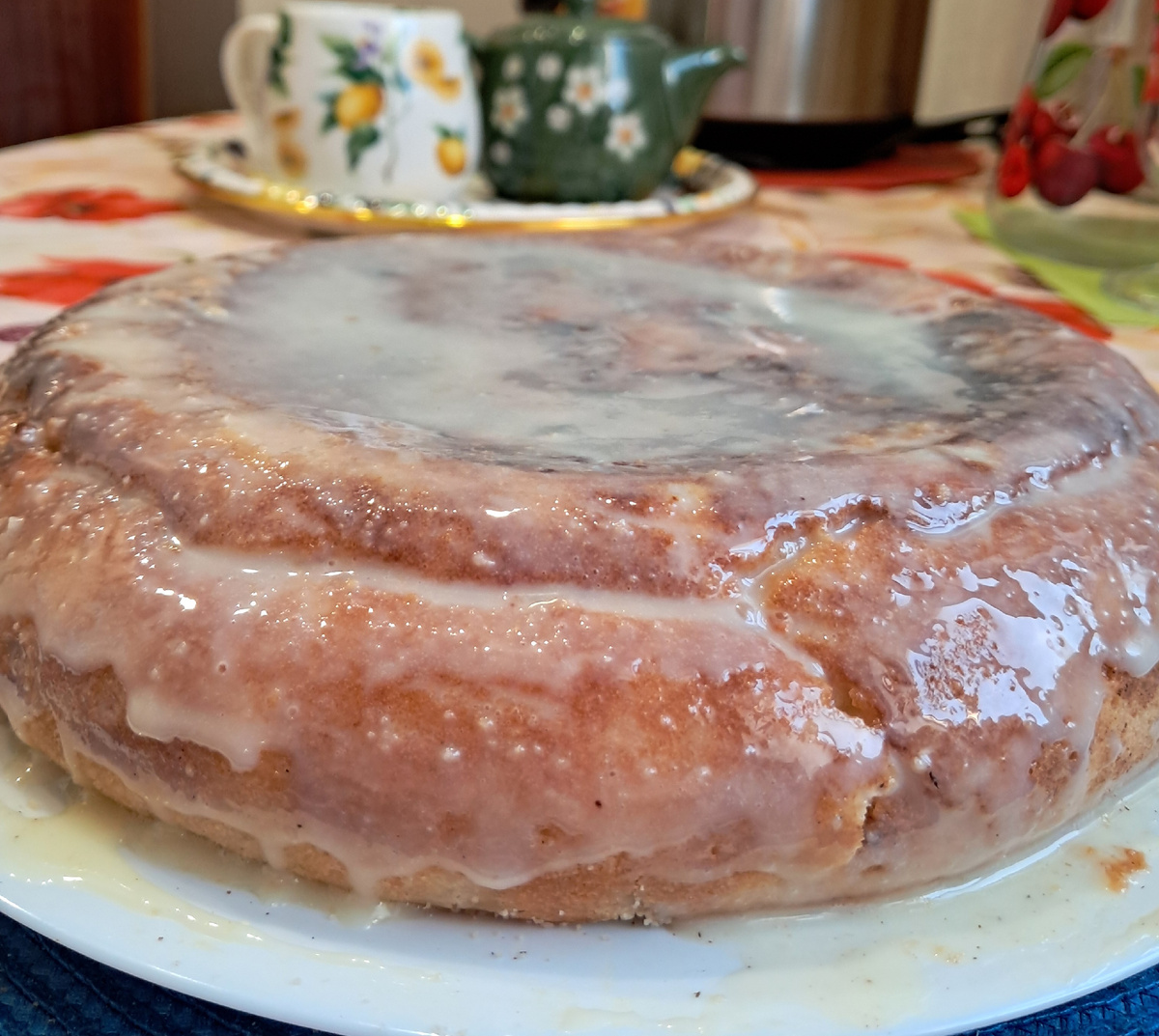 мой дачный пирог к чаю,фото автора