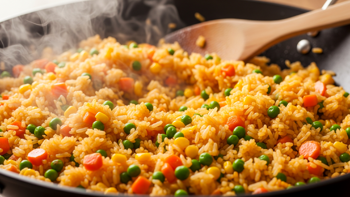 Фото: Рис с овощами