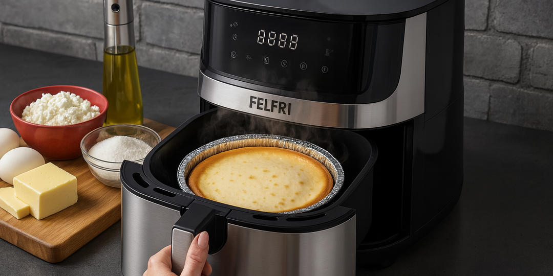 Лёгкий и воздушный: диетический чизкейк в аэрогриле