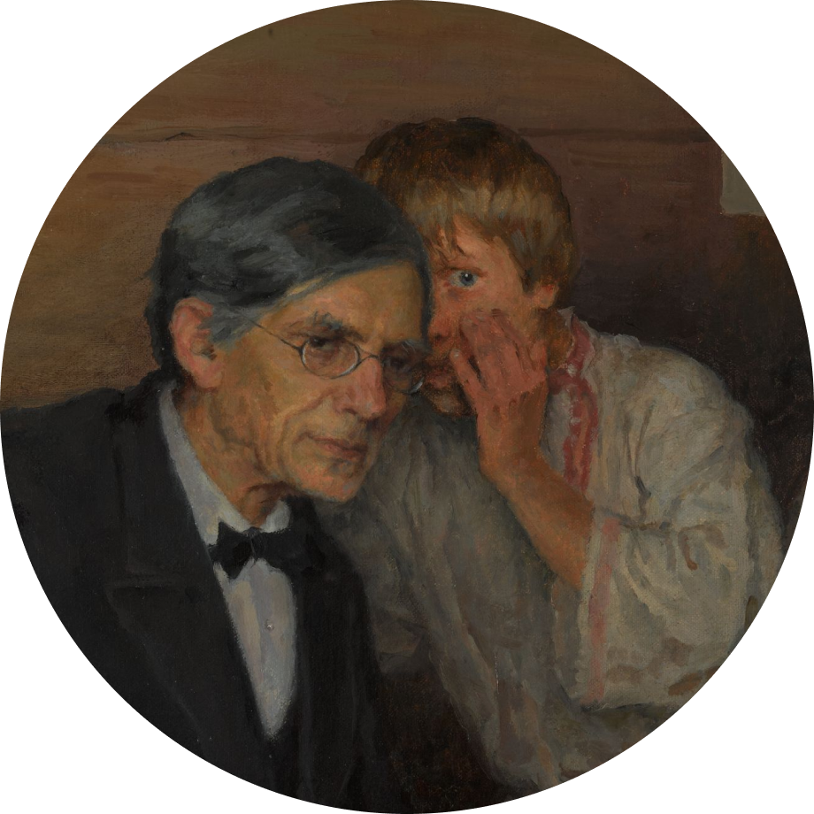 Николай Богданов-Бельский. Устный счет. В народной школе С. А. Рачинского. Фрагмент. 1895. Холст, масло. Государственная Третьяковская галерея