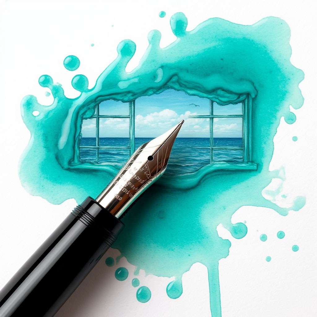 Иллюстрация автора: "А из нашего окна..."