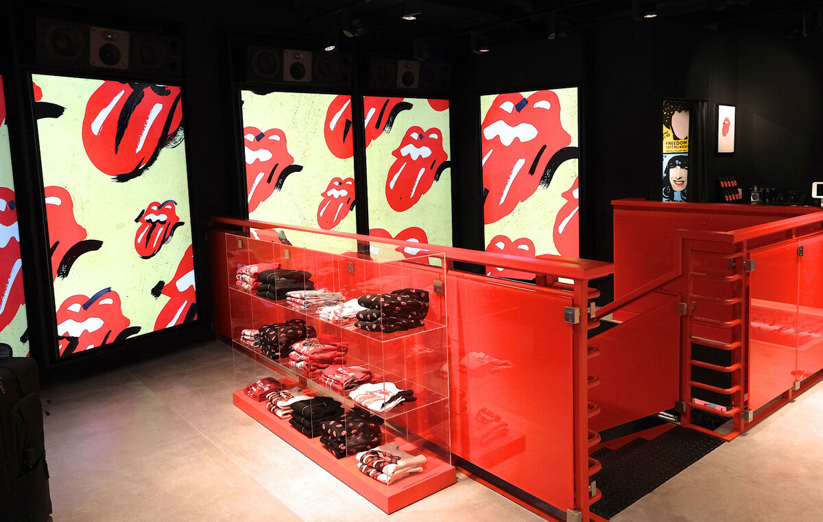 Фирменный магазин The Rolling Stones в Лондоне