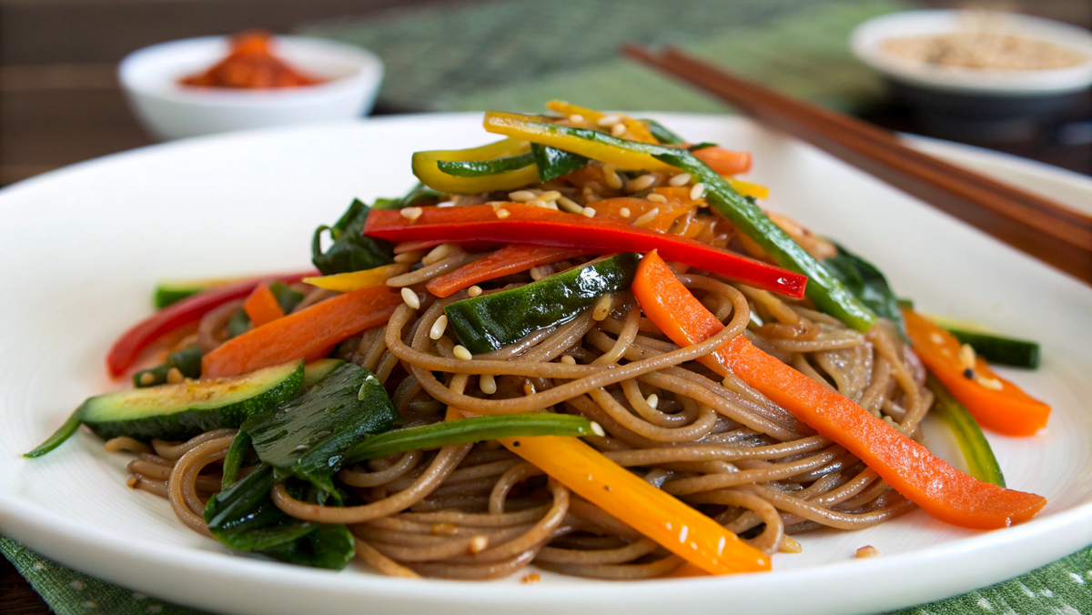 Фото: Гречневая лапша с овощами